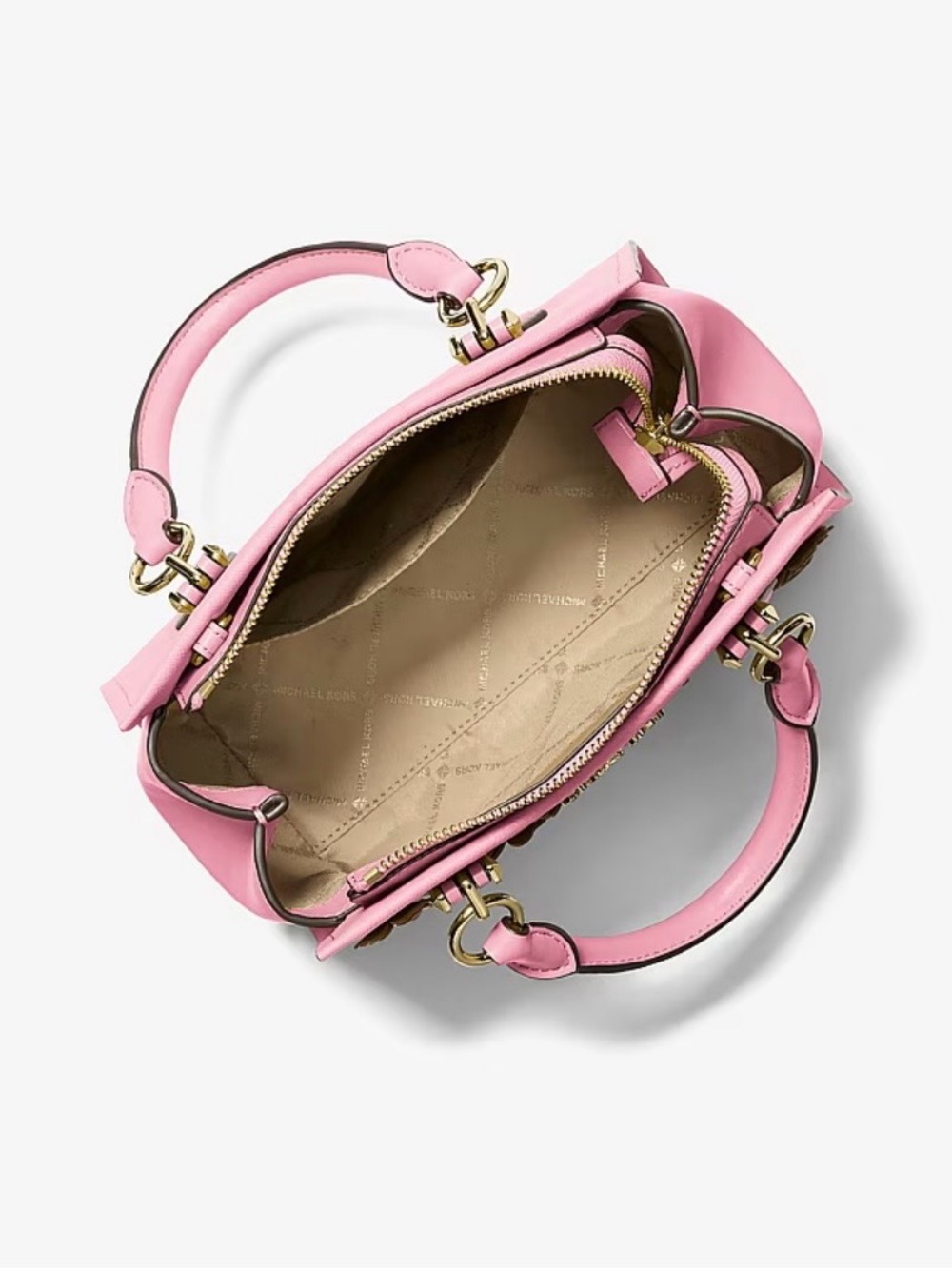 🌼Michael Kors Marilyn Small Floral Embellished Satchel - Picture 7 of 8